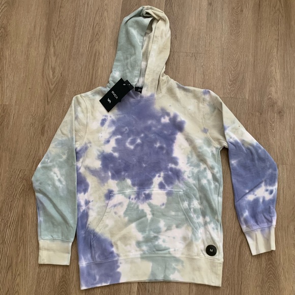 rvca tie dye hoodie